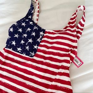 New! Stars and Stripes One-Piece Swimsuit
